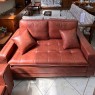 Conjunto Sofá 2 e 3 Lugares Trancoso Ipermeável 4 Almofadas Velucouro Terracota