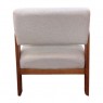 Poltrona Decorativa Kiara Linho Bege