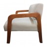 Poltrona Decorativa Kiara Linho Bege