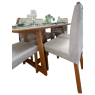 Mesa Londrina 1,80x0,90m vidro Off White AVULSA