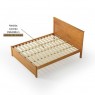Cama Queen Madeira 1,60m Essenza Peseira Fechada Mel
