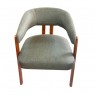 Poltrona Decorativa Karina Costas Madeira Bouclé Guarulhos Verde