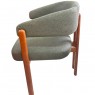 Poltrona Decorativa Karina Costas Madeira Bouclé Guarulhos Verde