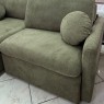 Sofá Cama Retrátil Sem Caixa Molas Ensacadas 2,20m Pillow 18cm Noruega 2 Almofadas Bouclé Verde