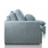 Sofá Cama Retrátil Sem Caixa Molas Ensacadas 2,20m Pillow 18cm Noruega 2 Almofadas Bouclé Verde