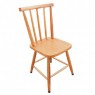 Conjunto de Mesa em Madeira Brisamar 1,40m com 6 Cadeiras Mel