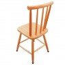Conjunto de Mesa em Madeira Brisamar 1,40m com 6 Cadeiras Mel