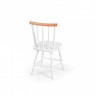 Conjunto de Mesa em Madeira 1,40m Brisamar com 6 Cadeiras Laca Branco/Mel