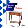 Aparador Madeira 1 Gaveta 0,60m Status Imbuia