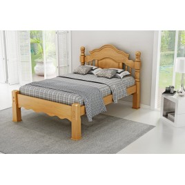 Cama Casal Madeira 1,40m Andressa