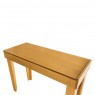 Conjunto de Mesa Aparador Top Extensível 0,45-0,76x1,10m Tampo de Madeira com 2 Cadeiras Top Diversos Tecidos Imbuia