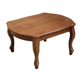 Mesa de Centro Semi Oval Madeira Dina ref.19 Imbuia