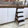 Buffet Show 4 portas 4 gavetas imbuia/off white