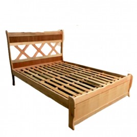 Cama Casal Madeira 1,40m X2 Nathy