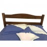 Cama de Casal Madeira 1,40m Malu Imbuia