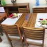 Conjunto de Mesa Dubai extensível 0,90-1,30m