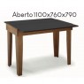 Conjunto Mesa Extensível Top Vidro Preto