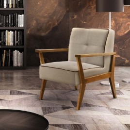 Poltrona Decorativa Rony 16 Linho Belize