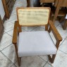 Cadeira de Balanço Madeira de Palhinha Charles