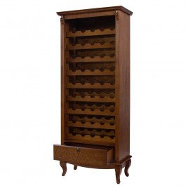 Adega em Madeira com Gaveta Country 0,81m Imbuia