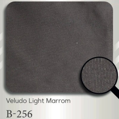 B-256 veludo light marrom